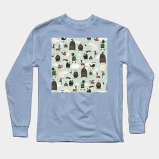 Wheels and Wolves Long Sleeve T-Shirt